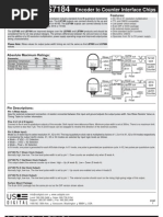 LS7183 / LS7184: Encoder To Counter Interface Chips