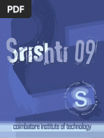 Download srishti 2009 - coimbatore institute of technology college magazine by sylvesterpious5325 SN16315617 doc pdf