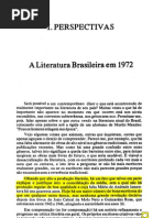 A Literatura Em 1972 - Antonio Candido
