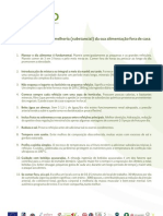 Sugestões para Uma Melhoria (Substancial) Da Sua Alimentação Fora de Casa