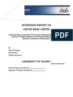 Intership Report Guidlines UOG