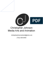 Christopher Johnson Media Arts and Animation