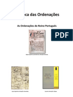 Epoca das Ordenações do Reino de Portugal - Carlos Ferreira Santos e Patricia Estevao
