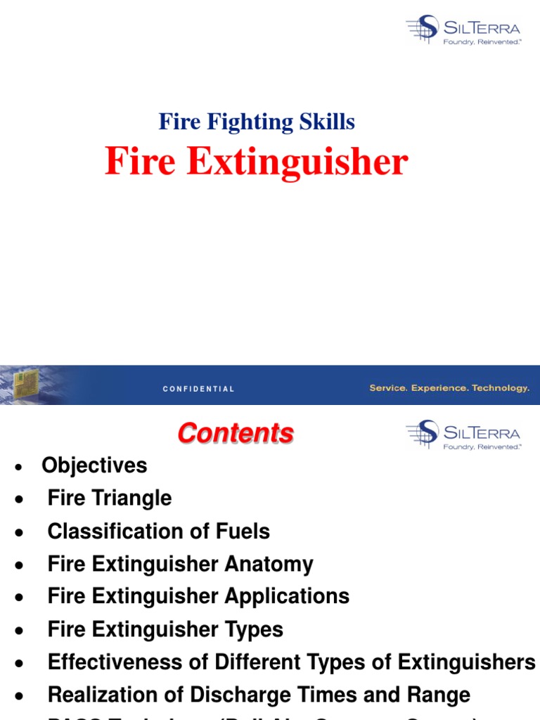 Fire Extinguisher Training PDF Fires Combustion