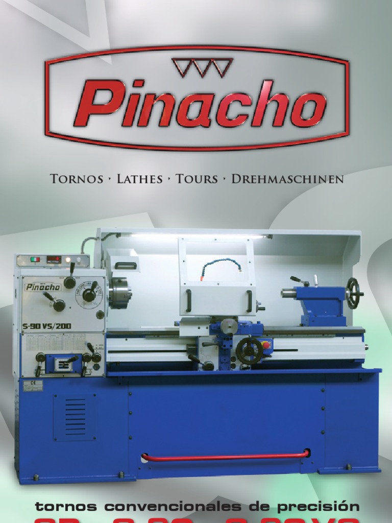 tornos_pinacho_s90.pdf | Herramienta de máquina | Engranaje