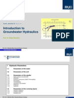 Groundwater hydraulics introduction