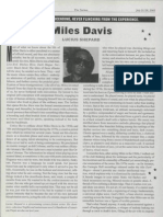Miles Davis - Article in The Nation 2003
