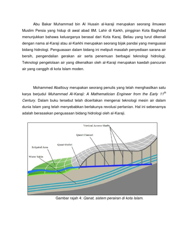 Al-Karaji: Ilmuwan Matematika dan Hidrologi | PDF | Metode & Bahan Ajar