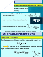 DC circuits and Kirchhoff's laws