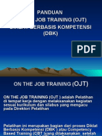 On The Job Training (Ojt)