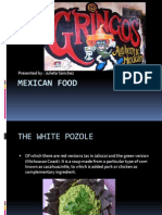 Mexican Food: Presented By: Julieta Sánchez