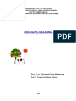 Apostila de Bioclimatologia I