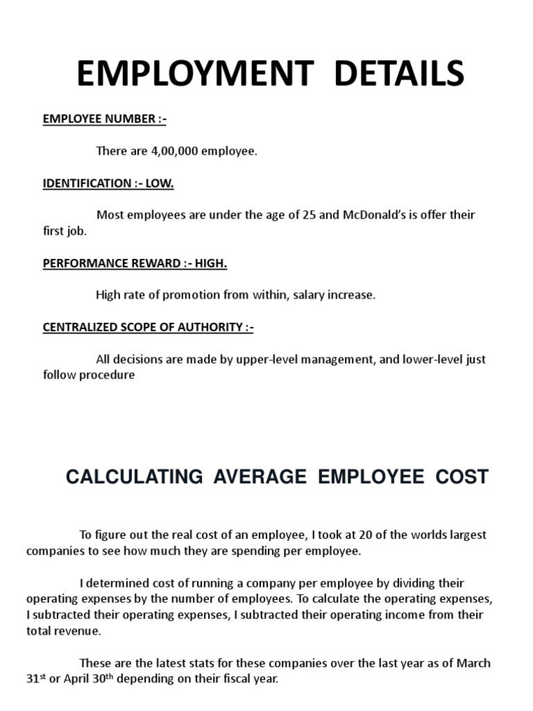 Employment Details: Employee Number | PDF | Finance & Money Management ...