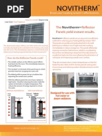 Novitherm Heat Reflector Panels