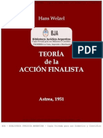 Welzel, Hans - Teoria de La Accion Finalista