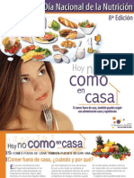 Dossier Editado Por La Federación Española de Sociedades de Nutrición, Alimentación y Dietética Con Motivo de Este Día Nutricion 2009