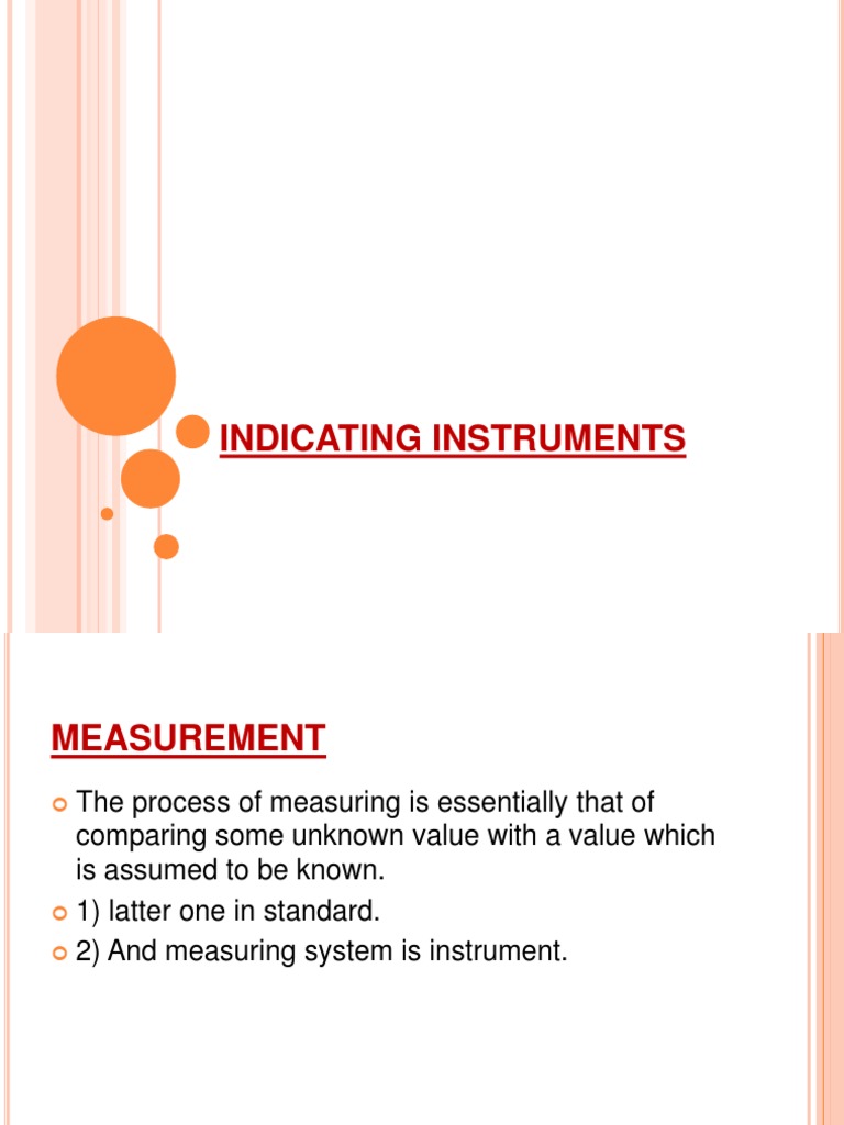 Essentials of Indicating Instruments | PDF | Inductor | Accuracy And ...