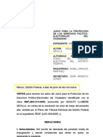 Juicio para La ProtecciÓn de Los Derechos PolÍTicoelectorales Del