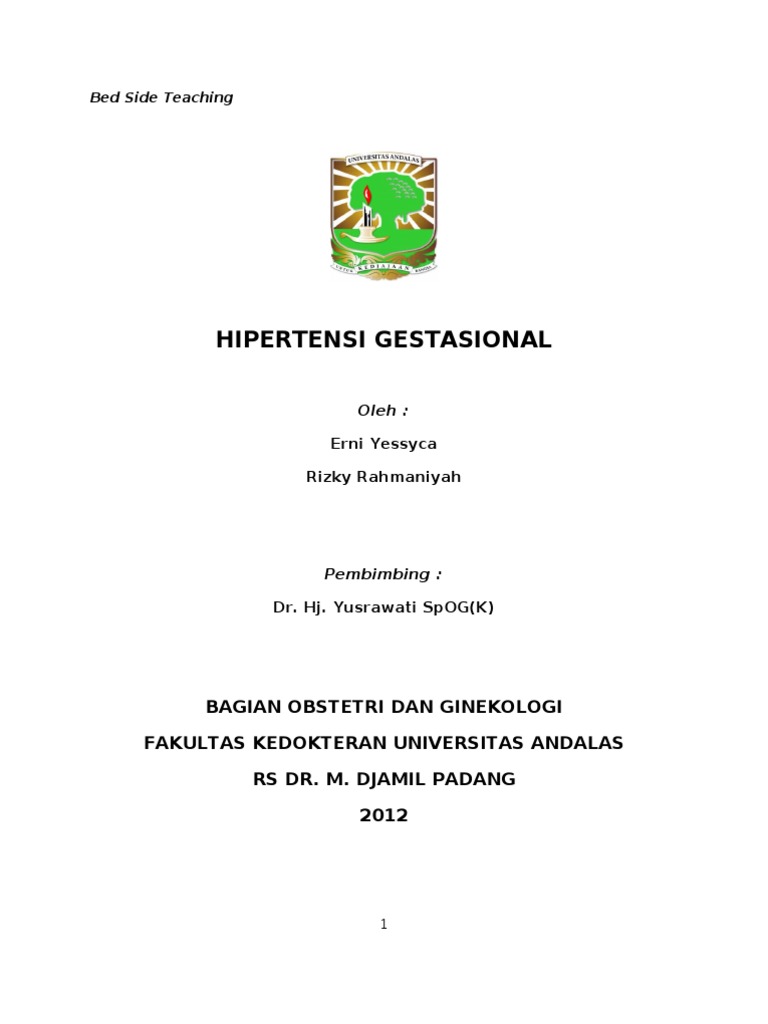 Hipertensi Gestasional Pdf
