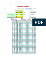 Planilha para Calculo de Sistema de Amortização Constante (SAC)