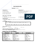 Aula Emergencia Sobre to Be Neg e Int Mais Vocabulario