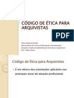 Código de Ética Arquivista