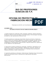 Oficina de Proyectos de Fabricacion Mecanica