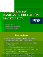 Competenciasbasicaseneducacionmatematicagonze1lezmared 101030155246 Phpapp01