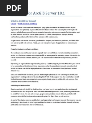 Concepts for ArcGIS Server 10.1