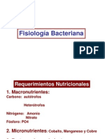 Clase 2- Fisiologia Bacteriano