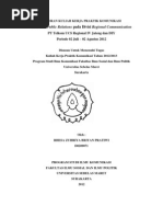 Download Laporan Kuliah Kerja Praktik Komunikasi by Aditya Fajariskieyanto Hadi SN163403953 doc pdf
