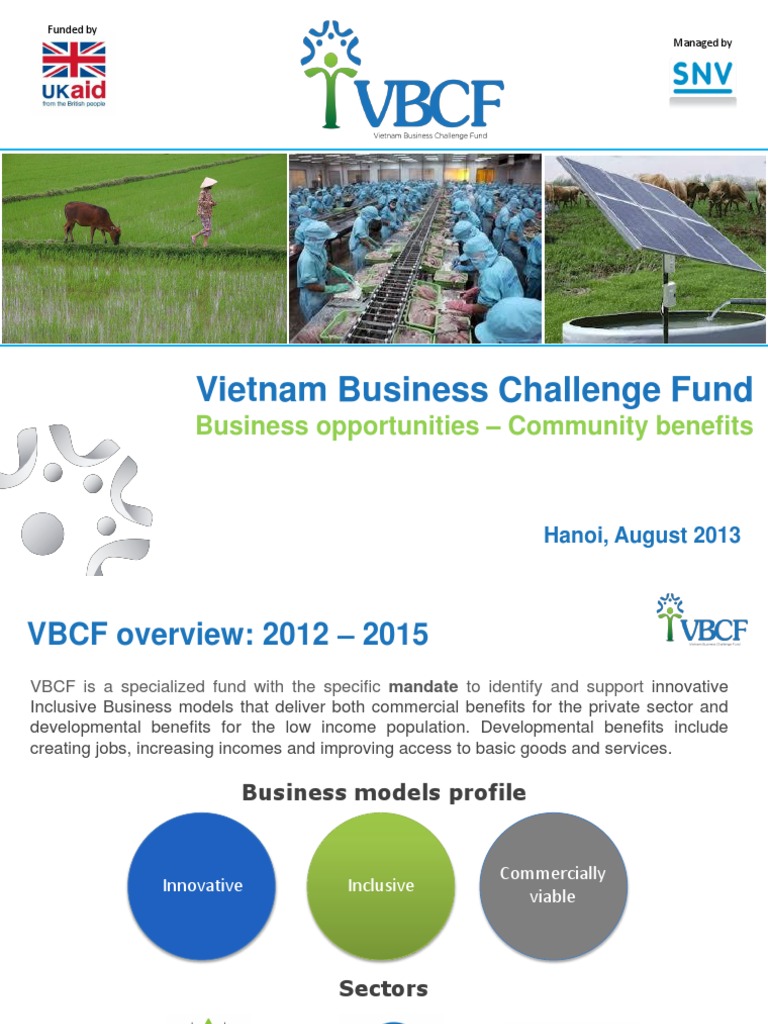 Vietnam Business Challenge Fund Overview | PDF