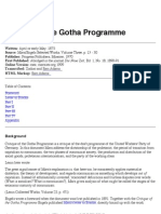 Critique of The Gotha Programme: Karl Marx