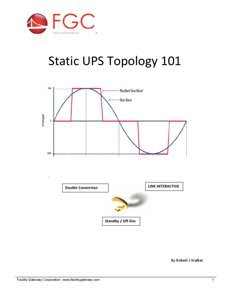 Static UPS Technology | PDF