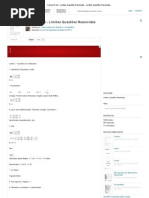 Calculo Facil - Limites Questões Resolvidas - Limites Questões Resolvidas