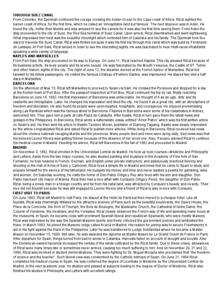 Rizal Freemasonry Rome