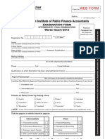 ExamForm Cor W 2013