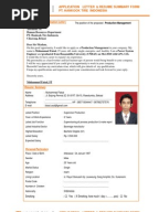 Contoh Cv Form Hankook CV Application Letter Hankook Tire