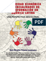 Solidaridad Económica y potencialidades de transformación en América Latina una perspectiva decolonial