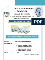 Interpretación de perfiles geológicos y su uso para deducir la historia geológica de una región