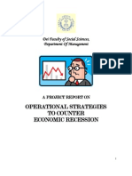 Operational Strategies to Counter Recession