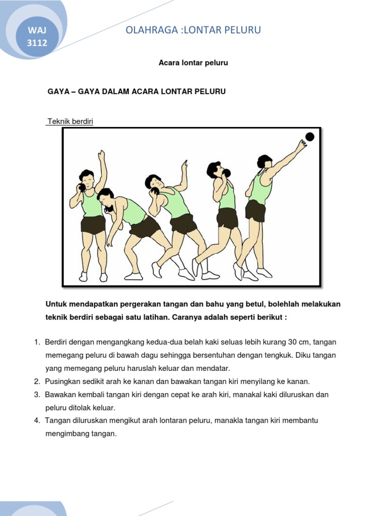 Acara Lontar Peluru Pdf