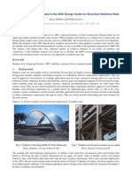 Development of design rules in the AISC Design Guide for Structural Stainless Steel