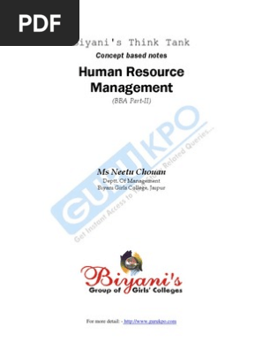Human Resource Management | Employment | Human Resource ... - 