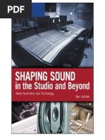 Shaping Soundinthe Studioand Beyond Audio Aestheticsand Chapter 12 Sound Design