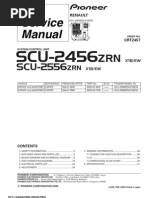 Pioneer Scu-2456 Scu-2556 Renault