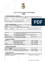 Avance de Programa Del Campeonato de Andalucia Absoluto de Raid Trebujena 2013