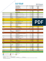 2012 ATP Tour Season Schedule