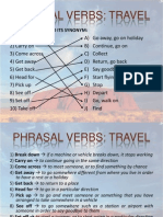 Travel 1 Phrasal Verbs
