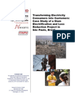 Slum Electrification and Loss Reduction Brazil Case Study 